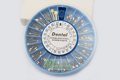 Dental Stainless Steel Screw Posts cross head - DPS09
